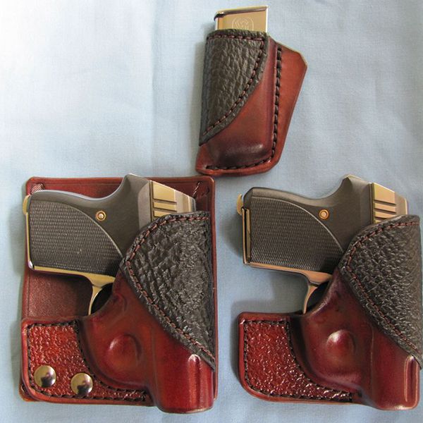 Sample of Front & Back Pockets Holster with Mag Clip Bear Creek Holsters
